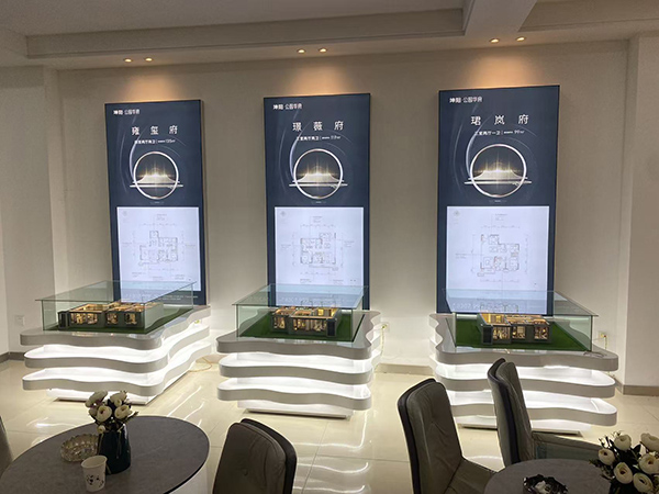 白银坤阳华府地产新城镇户型模型