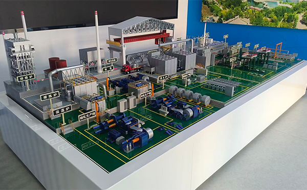 酒钢集团东铝厂-铝材生产线新城镇机械模型